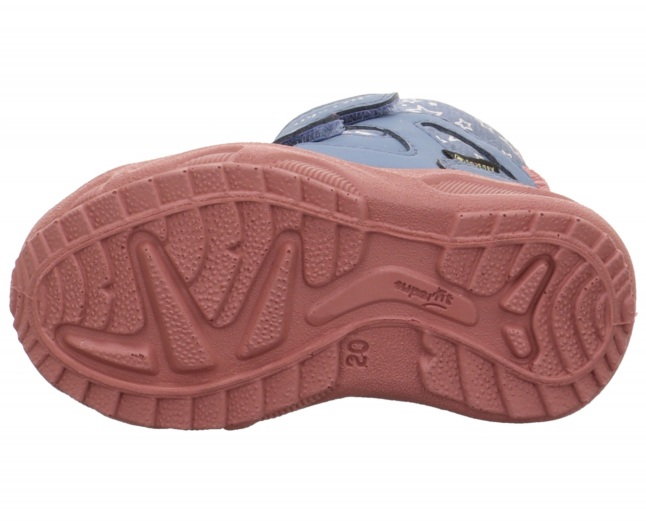 GLACIER - Blau/Rosa Boots mit Klettverschluss