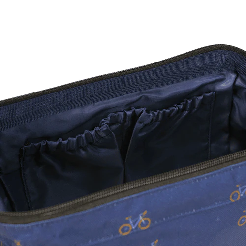 Rue du Temple navy blue toiletry bag