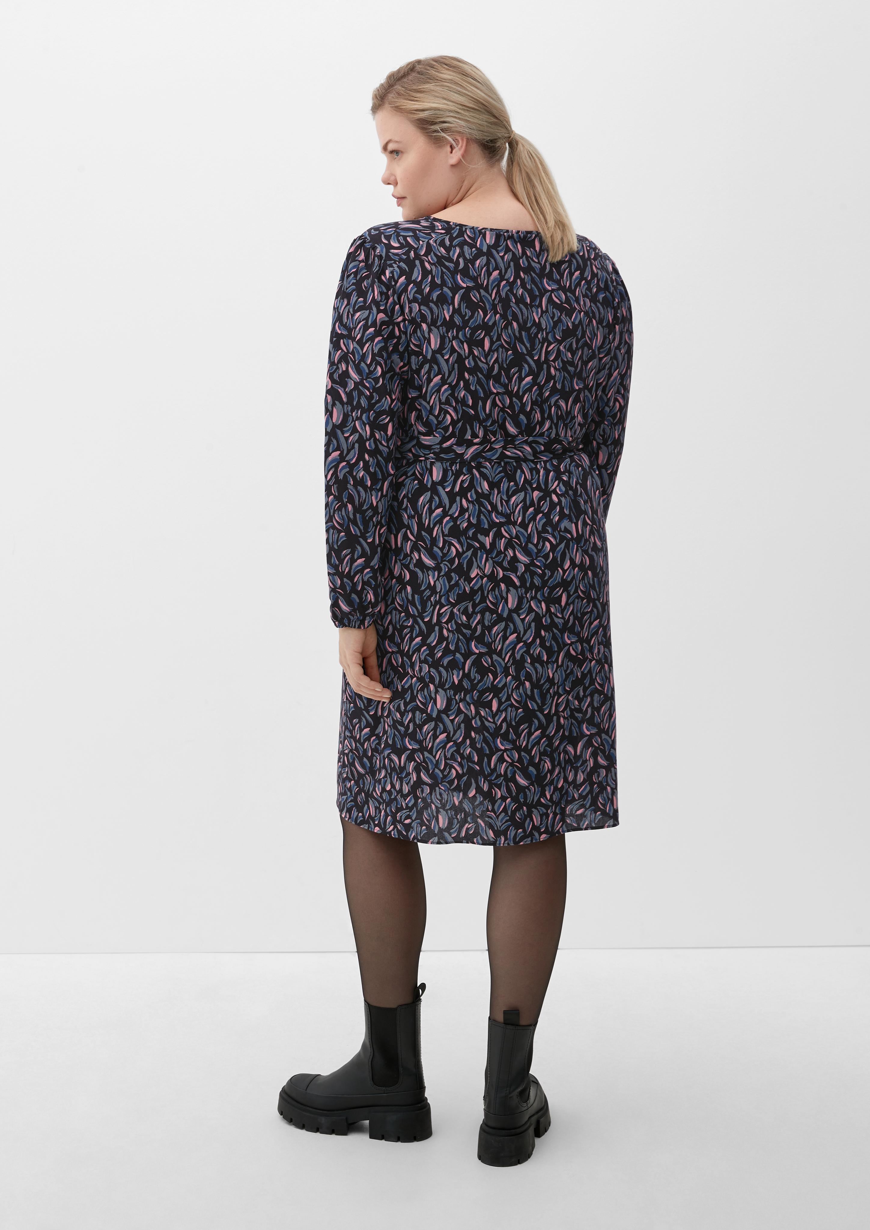 Midikleid aus Viskosecrêpe  2125099-99A1