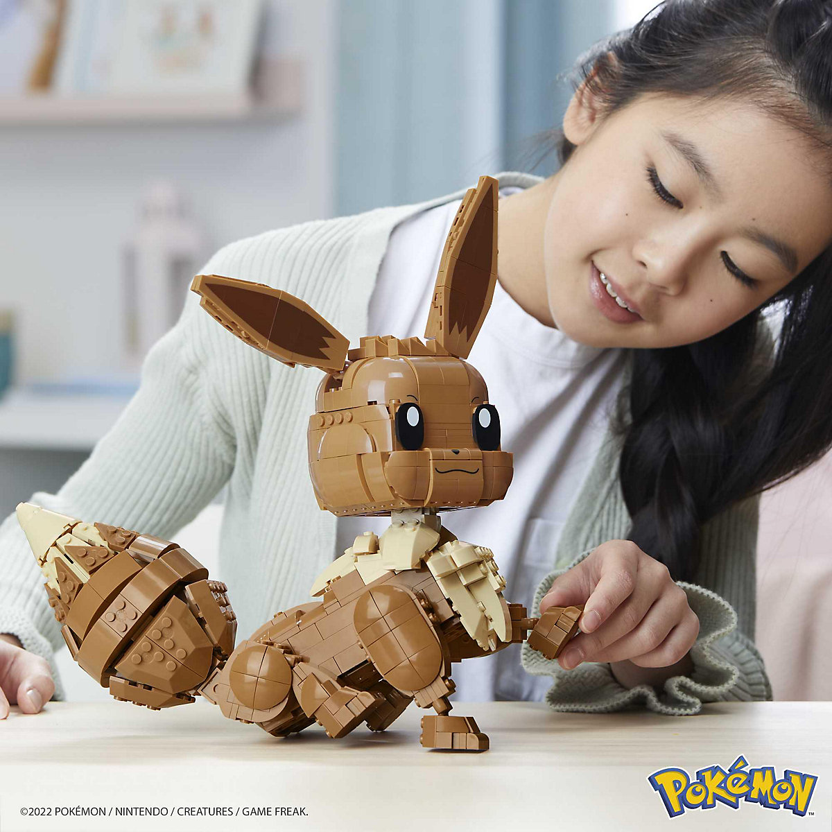 Mega Pokémon Jumbo Evoli, Bauset, Bausteine, Sammelfigur