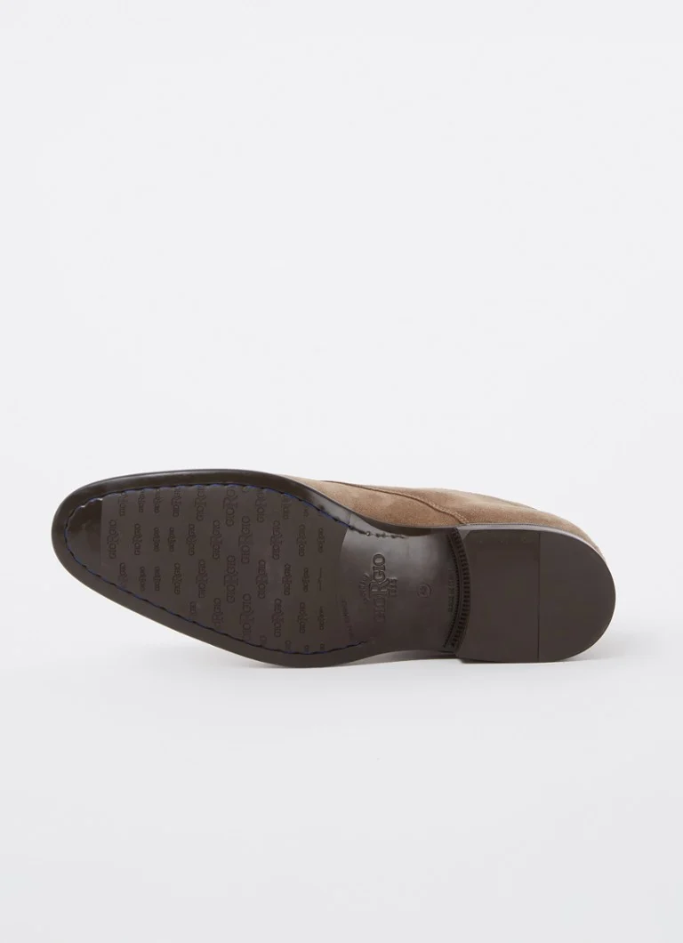 Giorgio zamszowe, sznurowane buty typu chukka