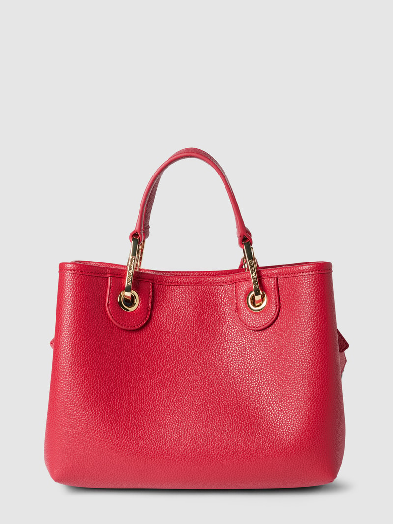 Handtasche mit Label-Detail Modell 'ASTILBE' in offwhite