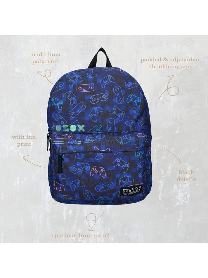 COFI 1453 Skooter Rucksack Blau Ergonomisch, geräumig & in Blau günstig kaufen 39 cm