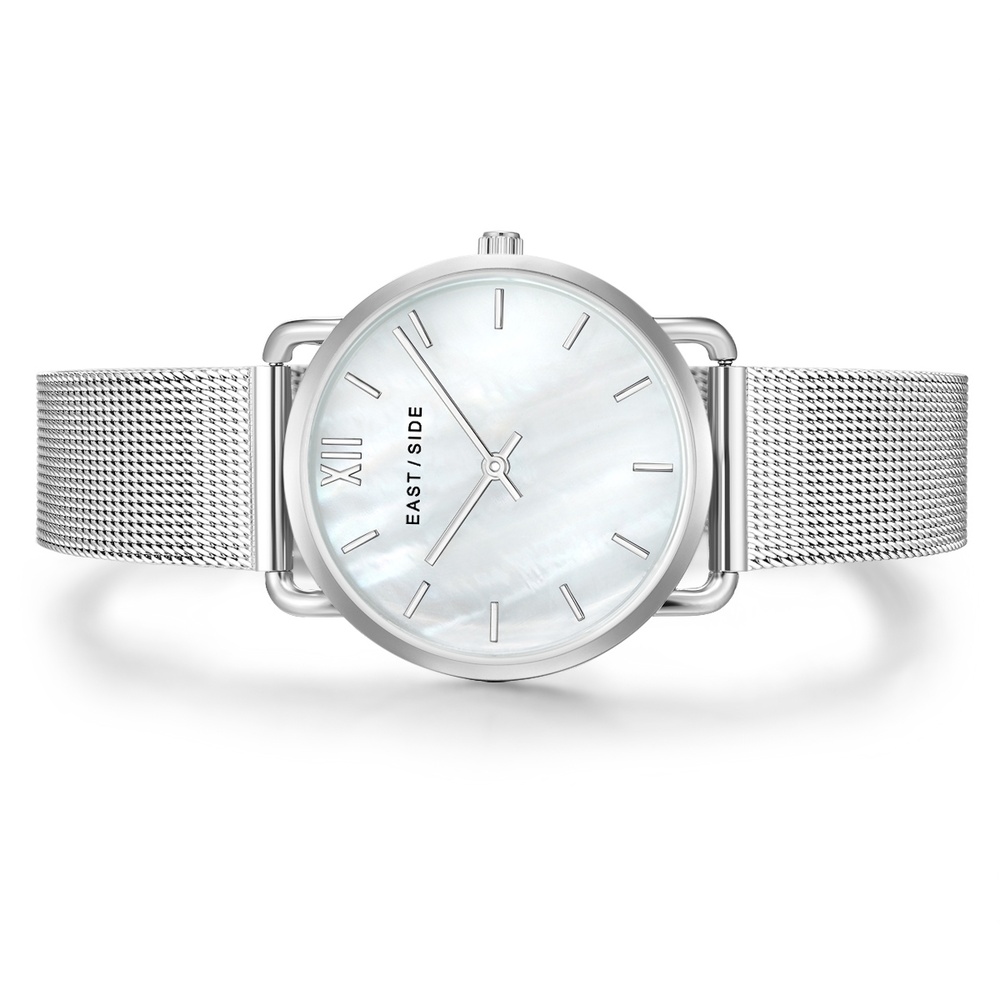 EASTSIDE Montre à quartz Pearl Moon en Argent Acier inoxydable en Argent Montre