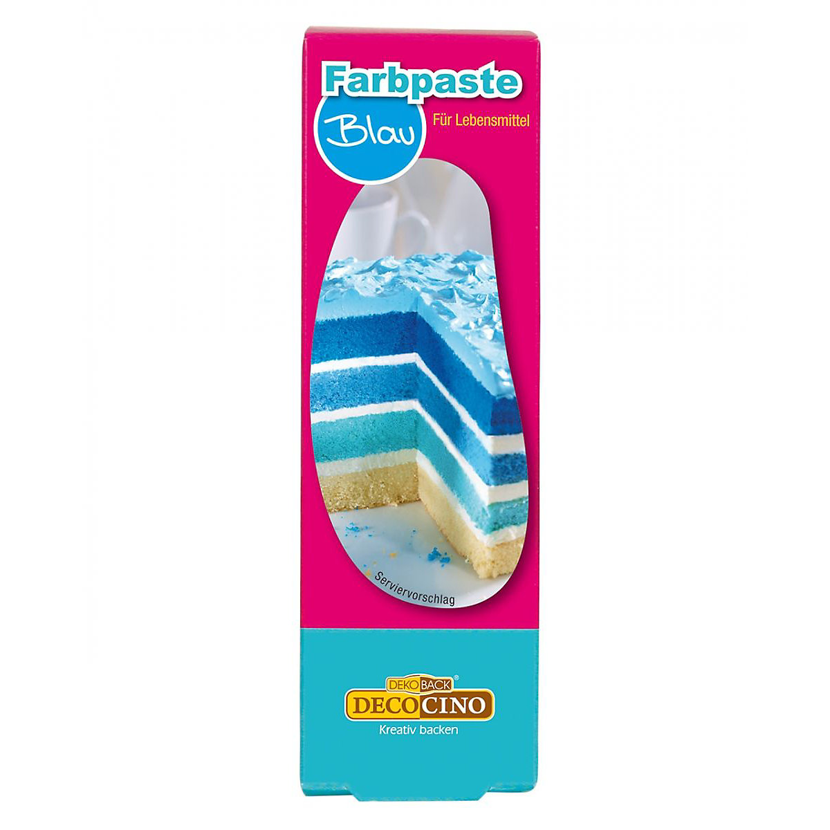 Blaue Farbpaste zum Einfärben von Lebensmitteln Backzubehör
