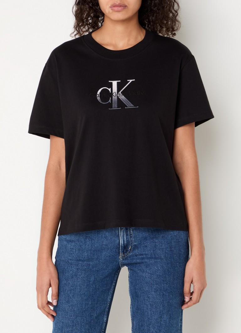 T-shirt Calvin Klein con logo ricamato