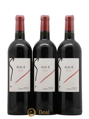 G acte 8  2016 - Lot de 3 Bouteilles