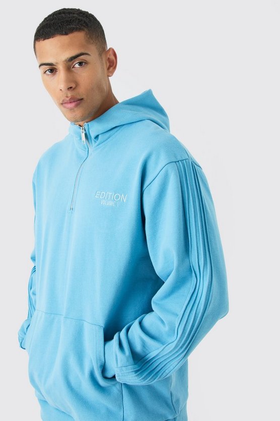Edition Oversize Hoodie mit 1/4 Reißverschluss