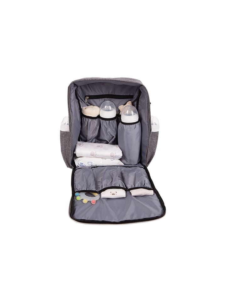 Kikkaboo Wickeltasche Ivy Rucksack in grau günstig kaufen onesize