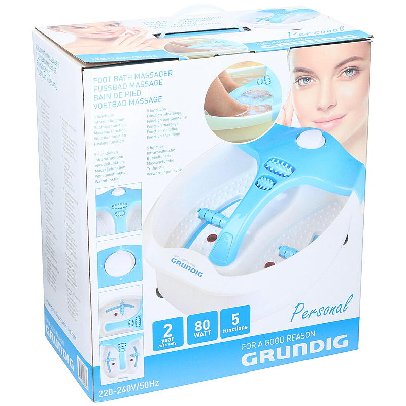 Grundig Fotbad m/massasje