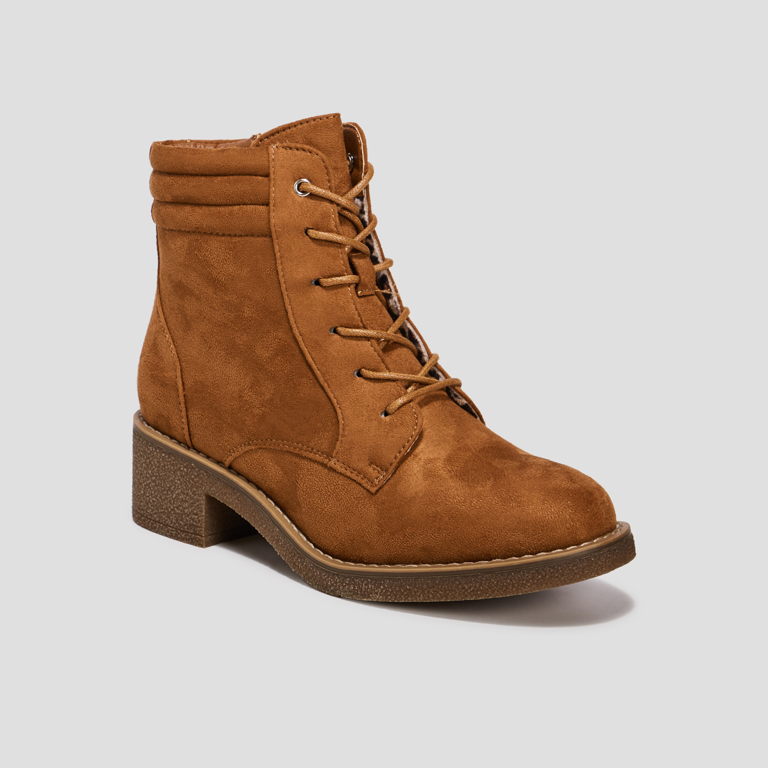 Bottines à talons marron femme | La Halle