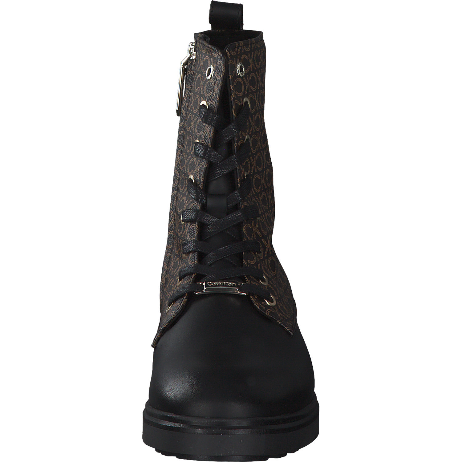 Calvin Klein HW0HW01314, Schnürstiefeletten, Damen, Braun