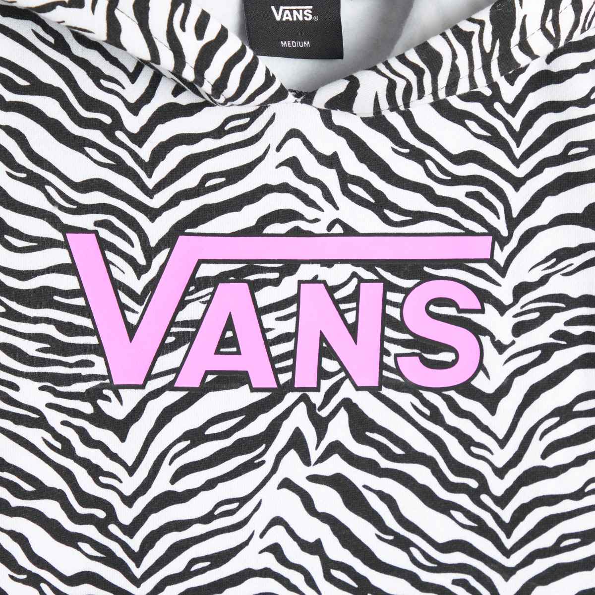 Vans – Barn – Zebra Daze – Vit och svart huvtröja