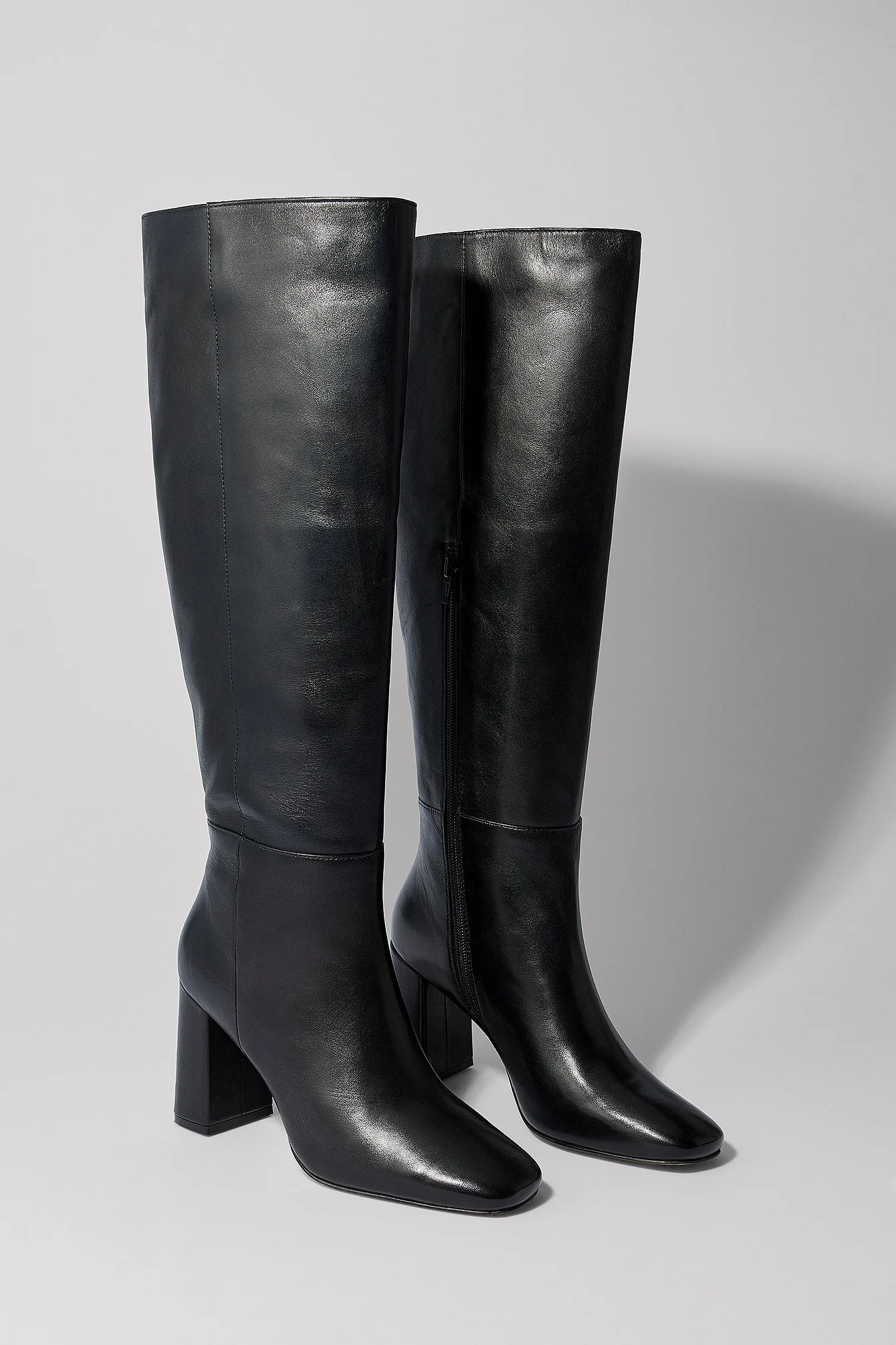 Kniehohe Lederstiefel