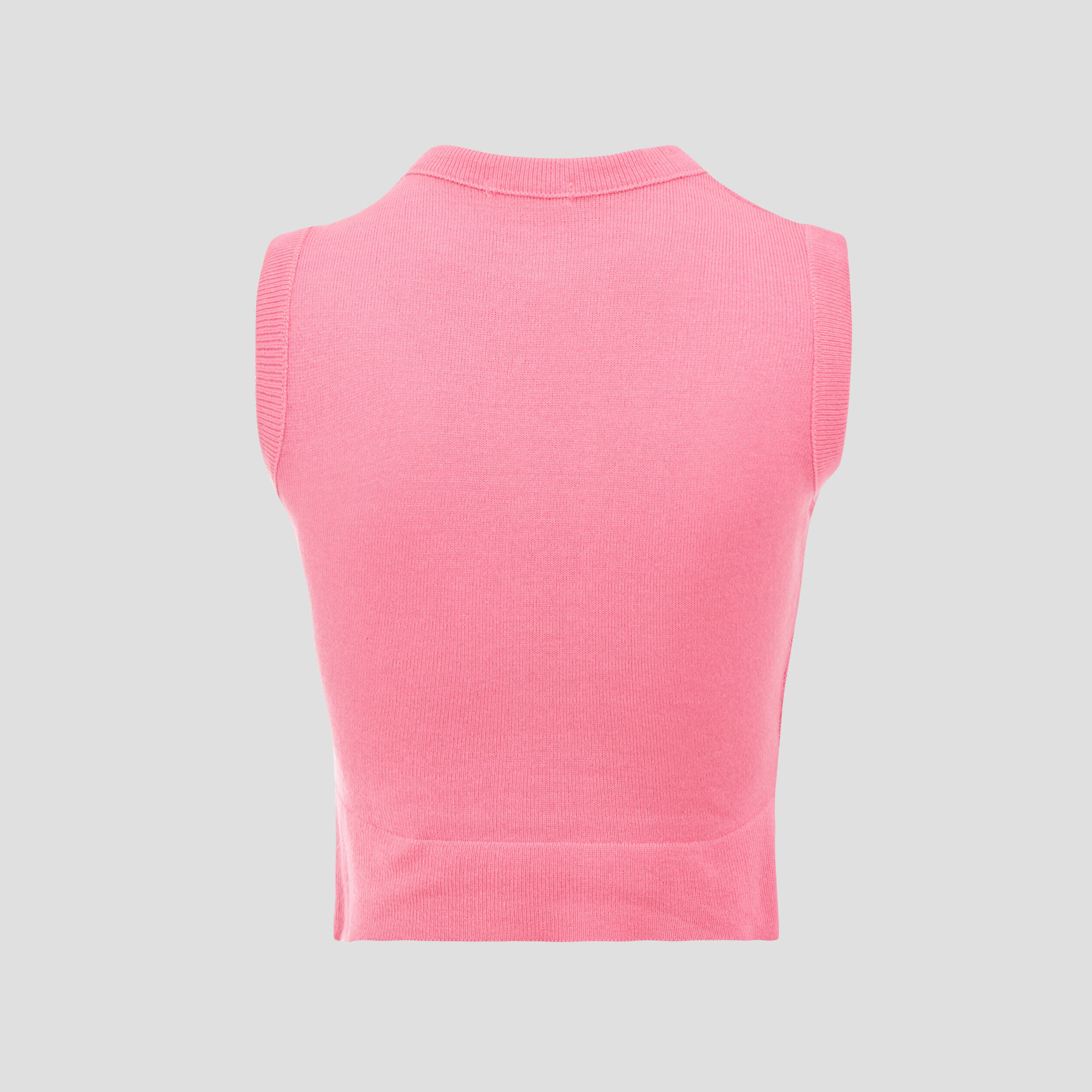 Pull débardeur sans manches rose fluo femme | Cache Cache