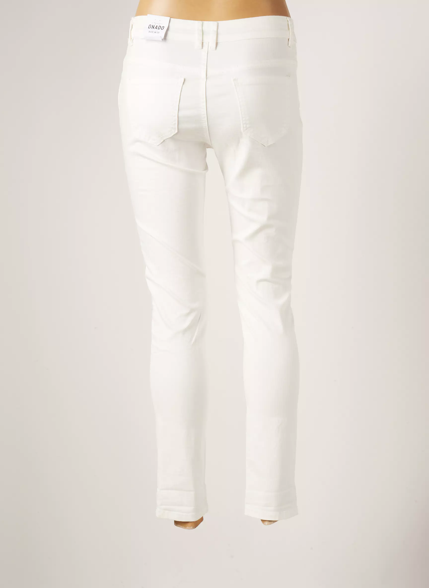 Onado Pantalons Slim Femme couleur blanc