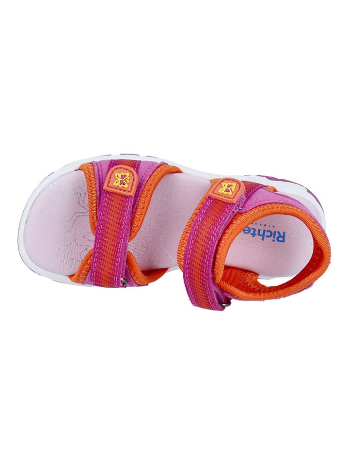 Richter Shoes Sandalen in Rot/ Bunt günstig kaufen