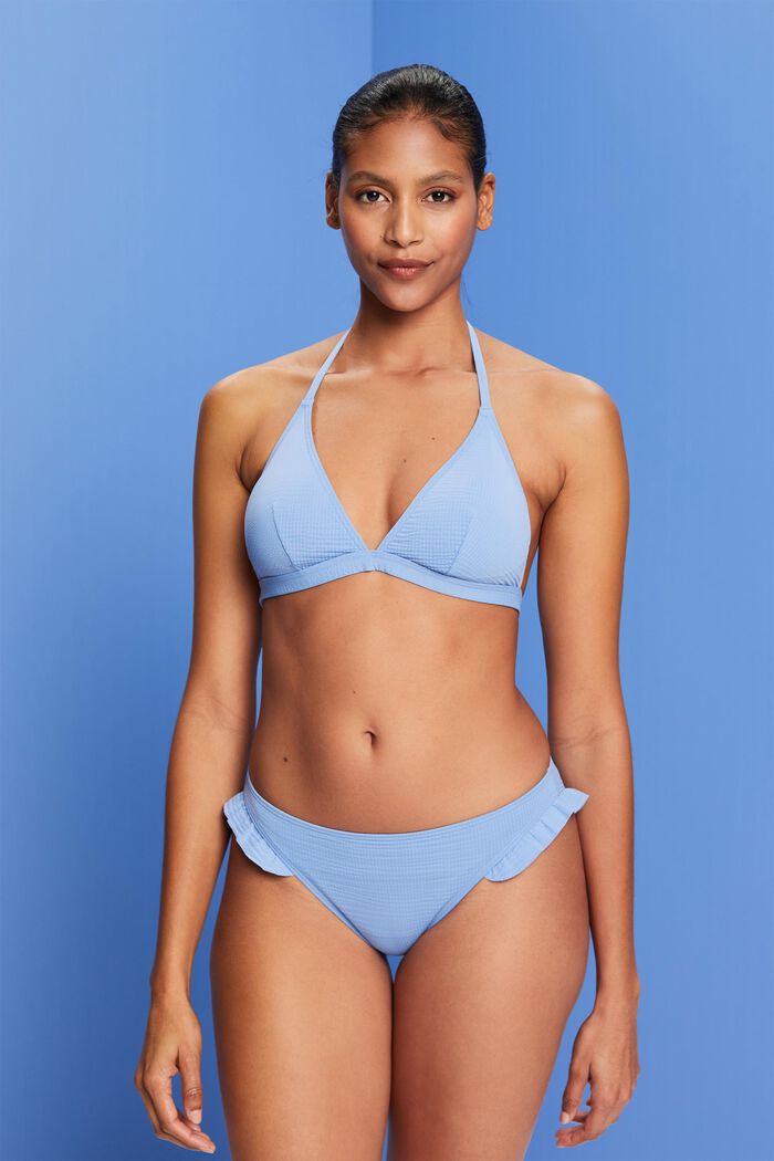 Recycelt: wattiertes Triangel-Top