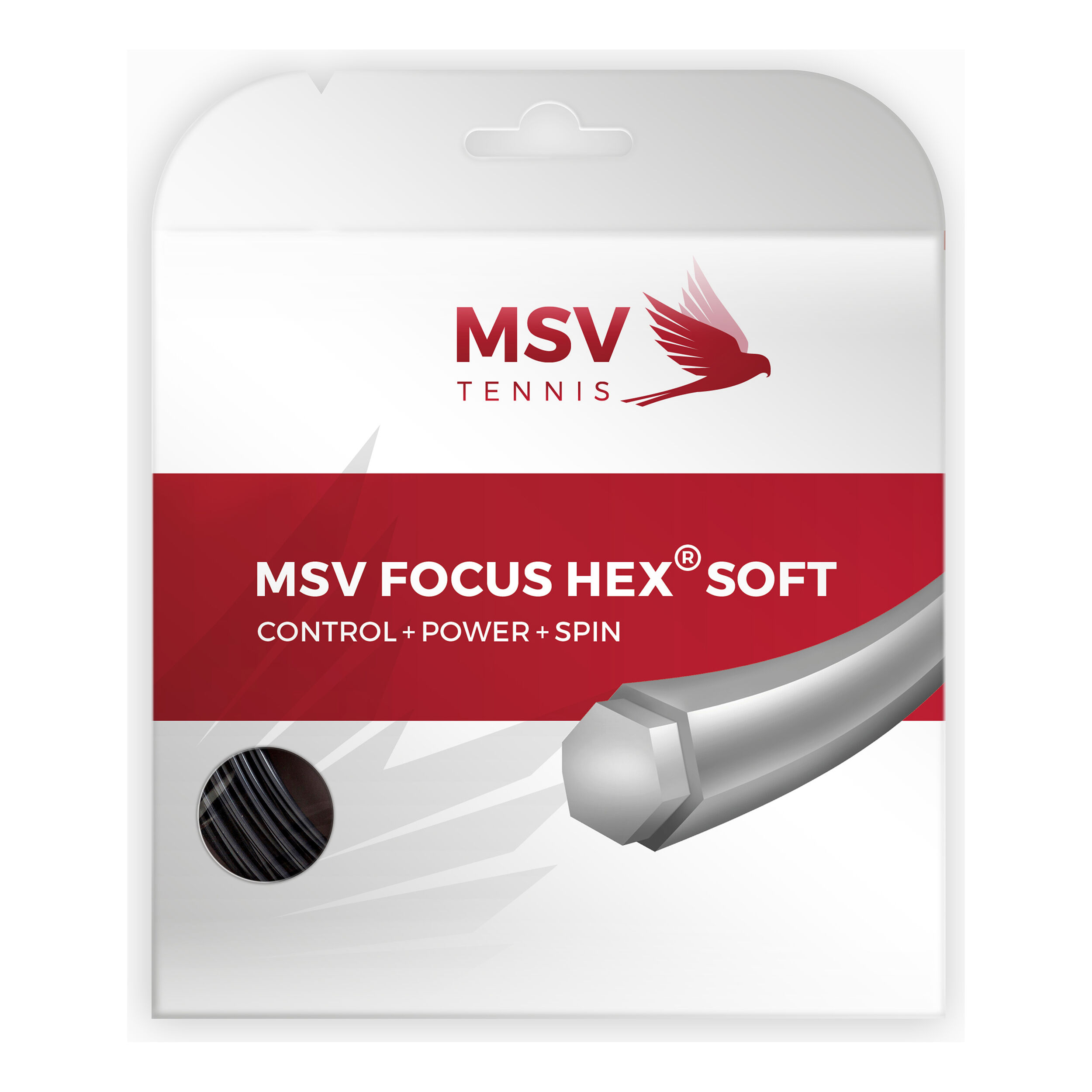 Focus-HEX Soft Saitenset 12m - Schwarz