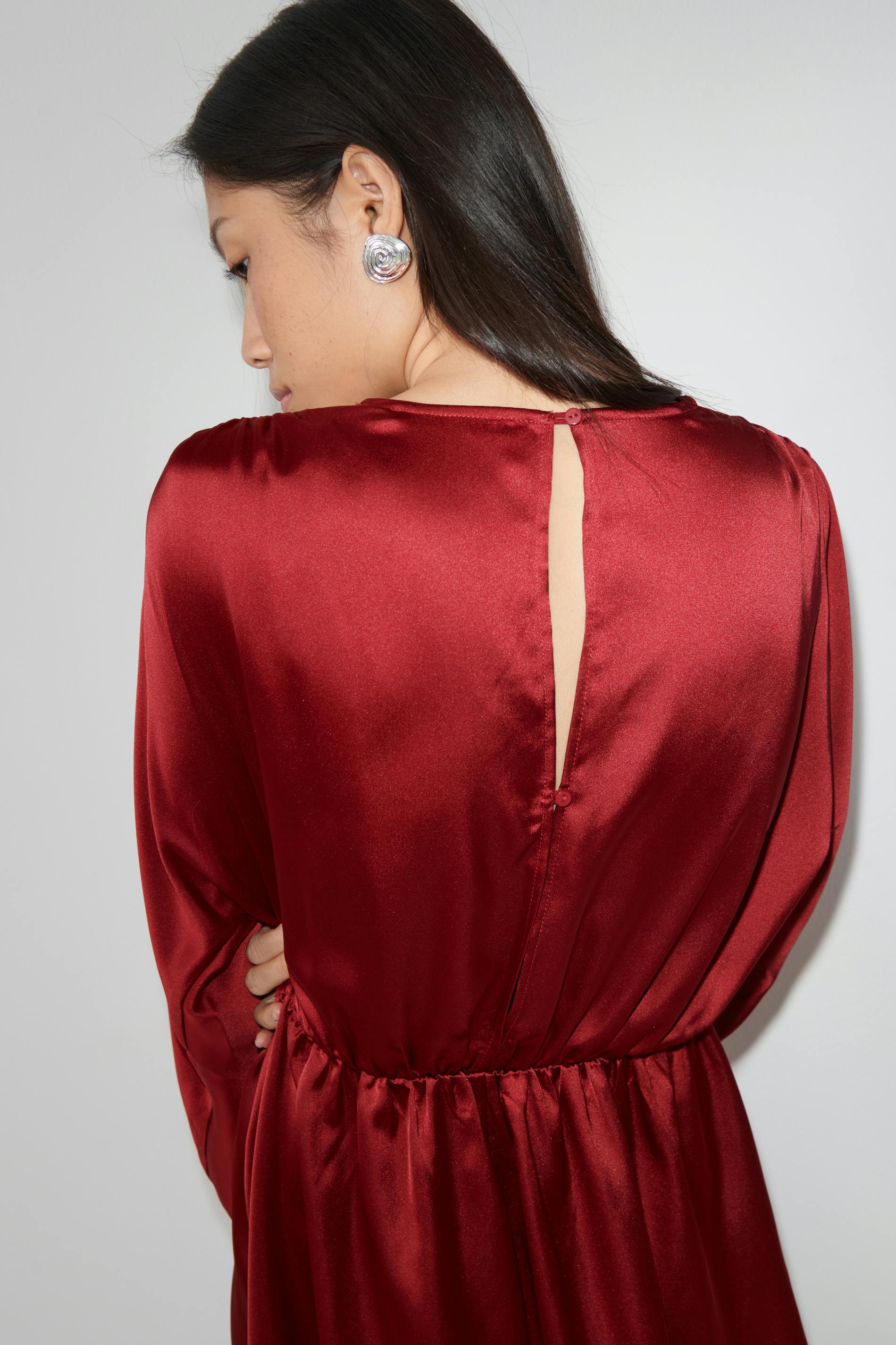 Satin mini dress
