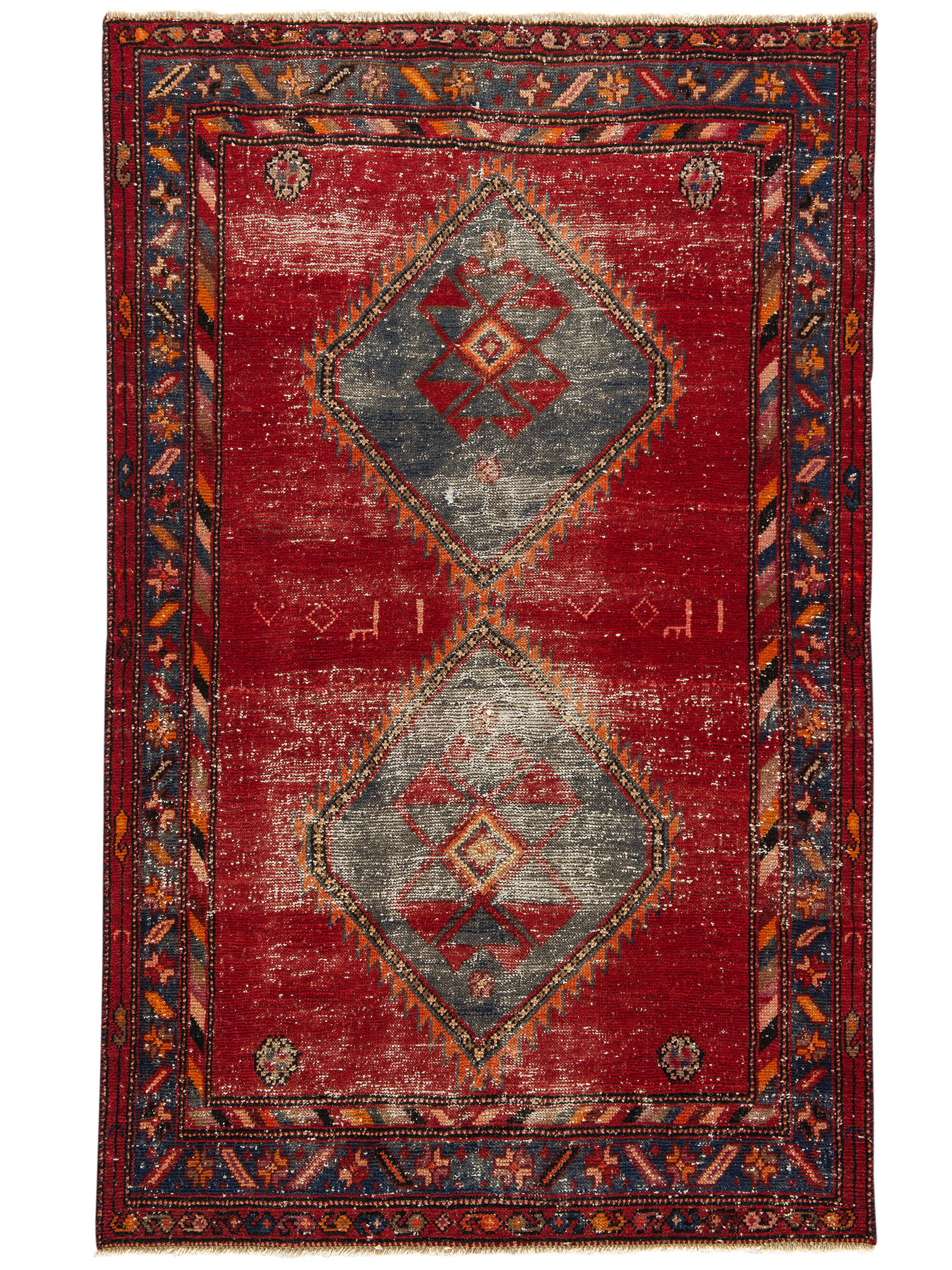 Hamadan Vintage ca. 122 x 195 cm, Unikat / Einzelstück