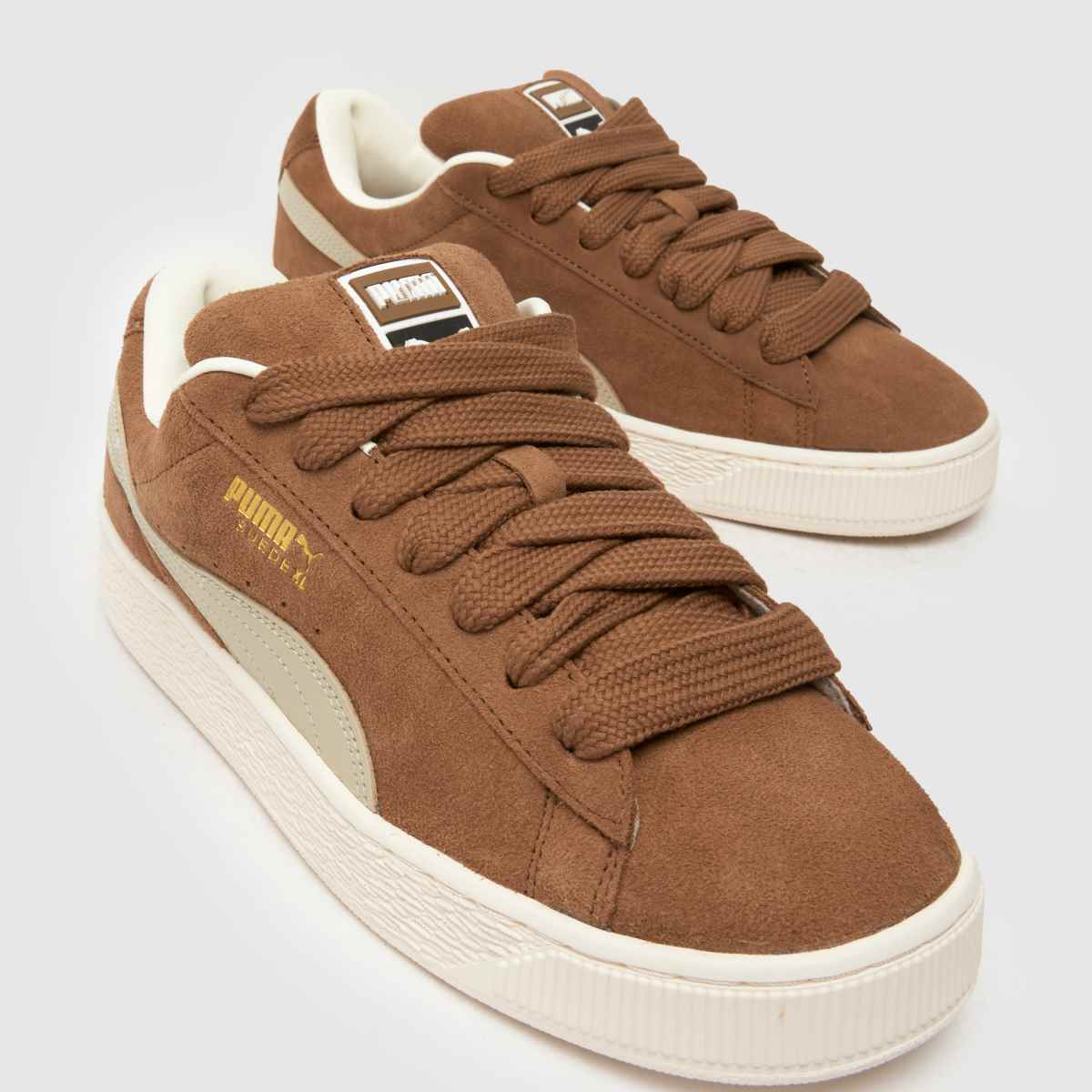 PUMA Suede XL cipők barna multiszínű színben