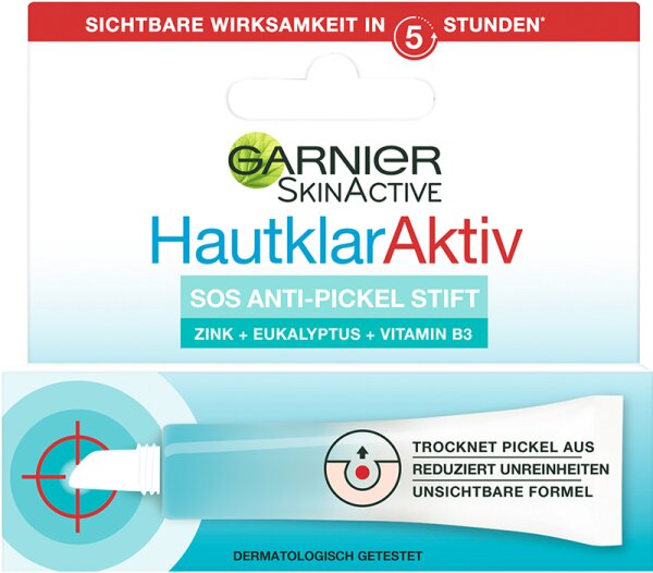 Garnier SkinActive Hautklar Aktiv Anti-Pickel Roll-On 2 in 1 Pickeltupfer