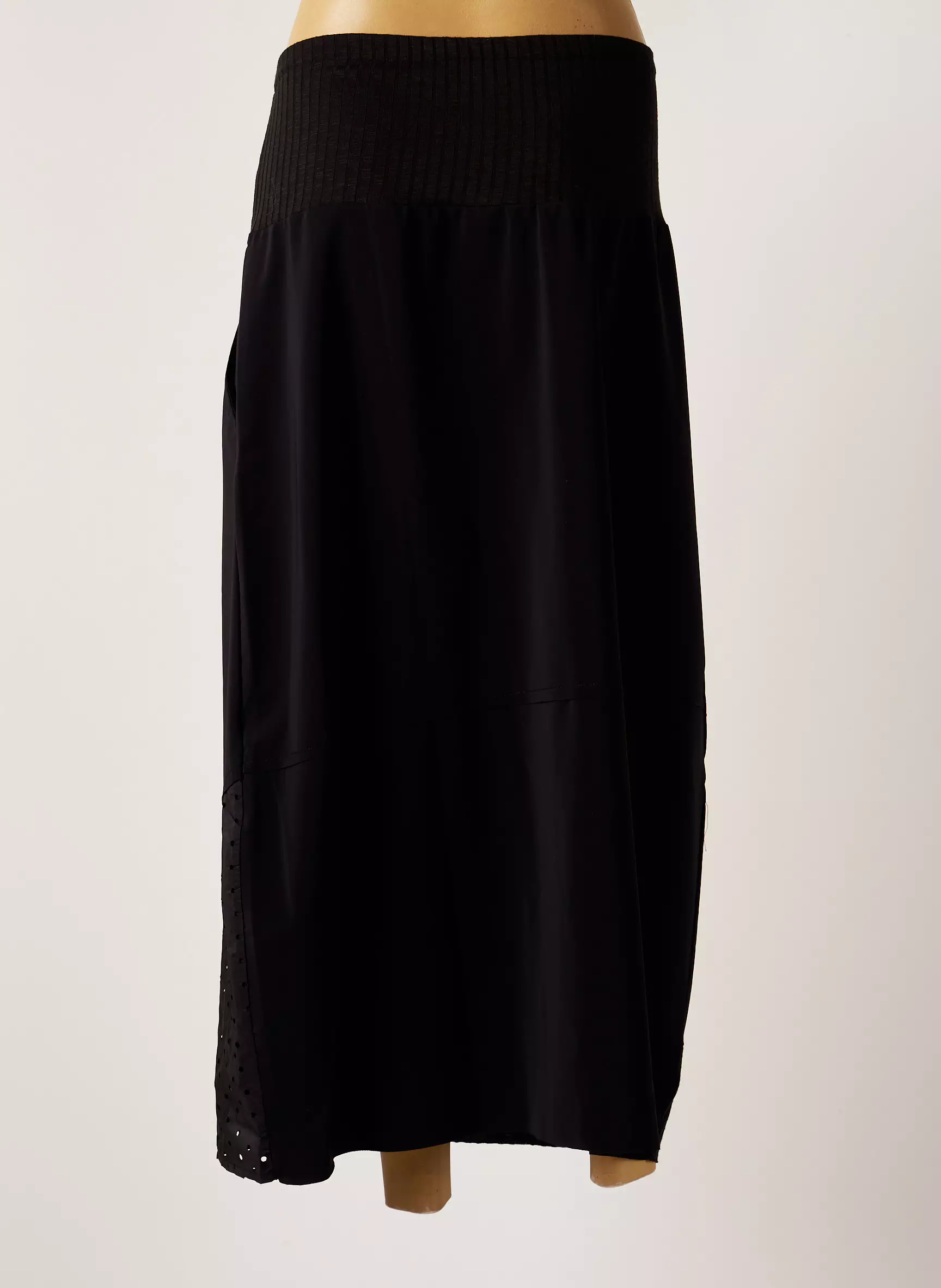 Luukaa Jupes Mi Longues Femme couleur noir