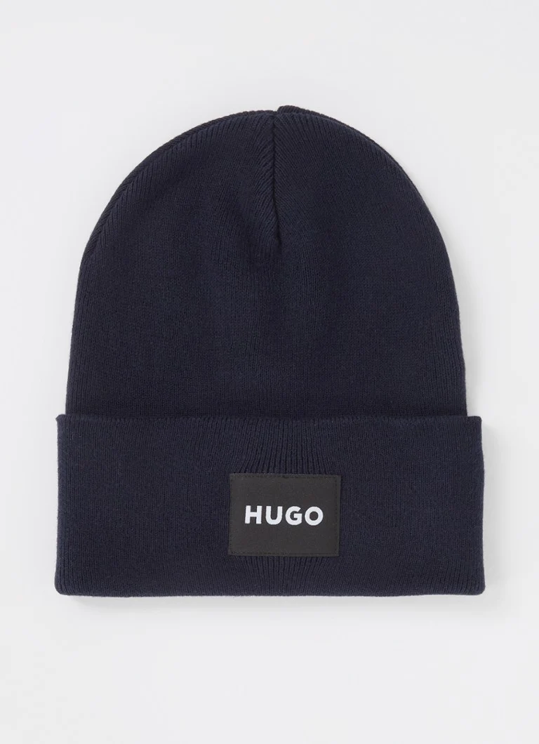 Berretto in maglia fine HUGO BOSS con logo