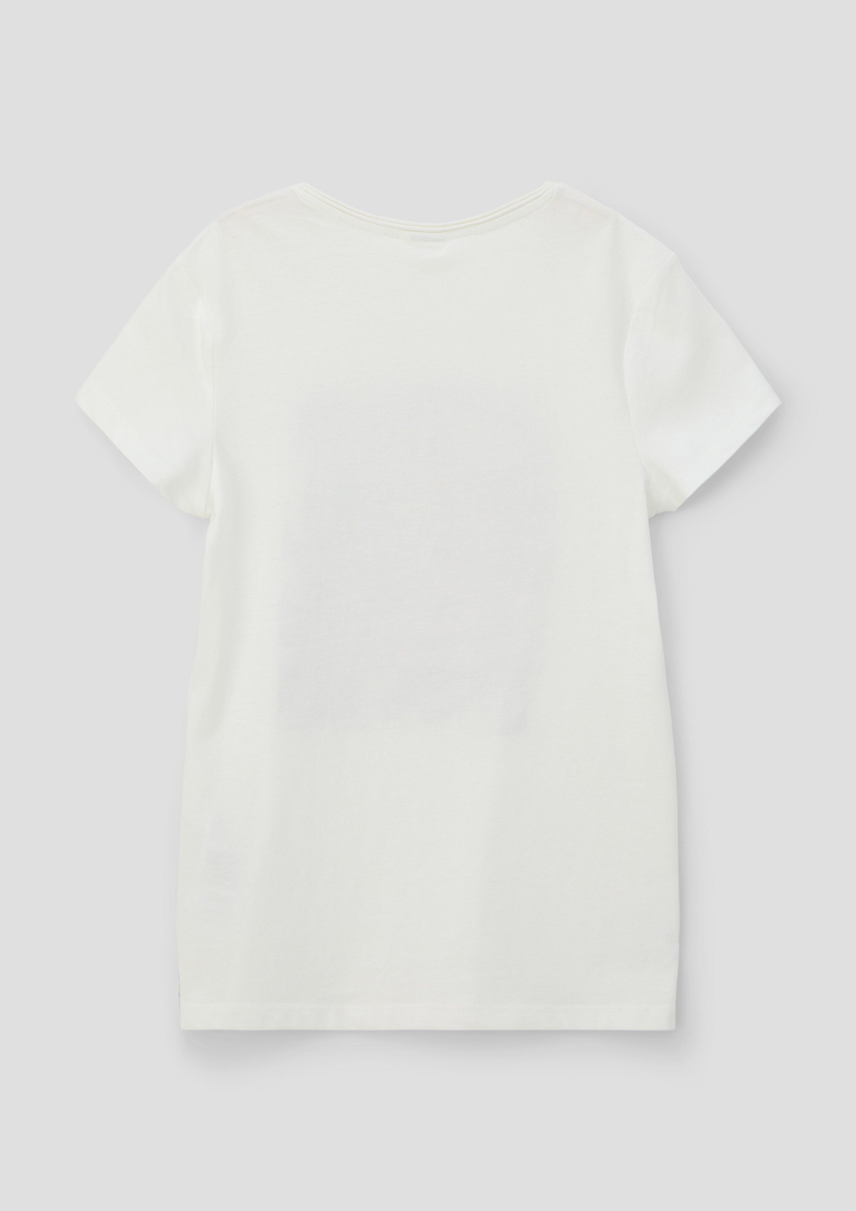 T-Shirt mit Frontprint  2140204-0210