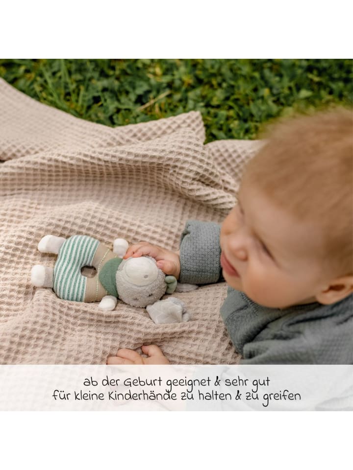 Fehn 3-tlg. Geschenk-Set zur Geburt Eselchen Exklusiv - in grau,gruen günstig kaufen onesize