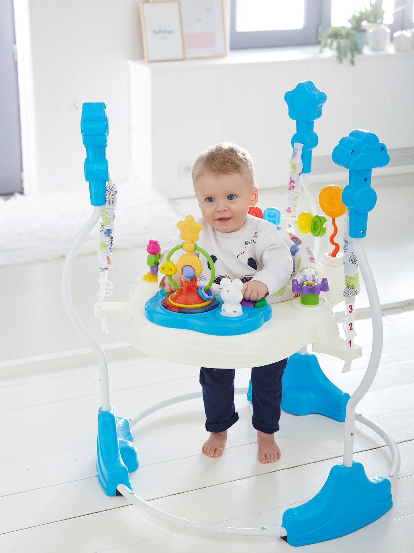 Vertbaudet Baby Spielecenter mit drehbarem Sitz - mehrfarbig