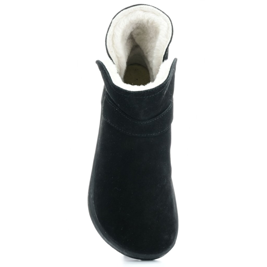 Be Lenka Polaris All Black schwarze Winterbarfußstiefeletten