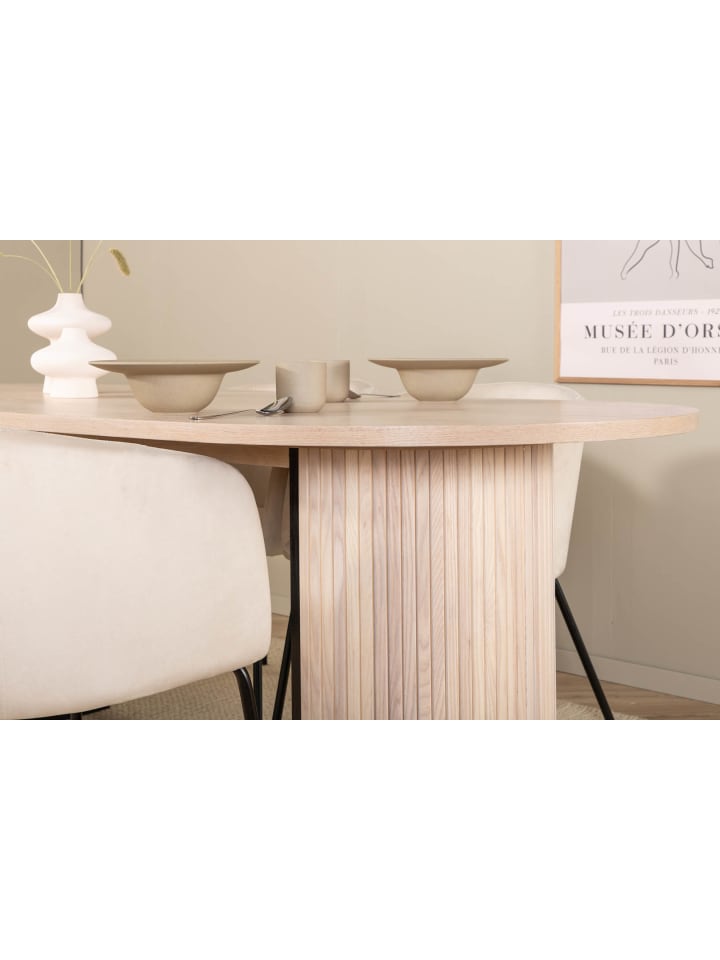 ebuy24 Essgruppe BiancaWW (5-teilig) Eiche Dekor 90 x 200 cm günstig kaufen onesize