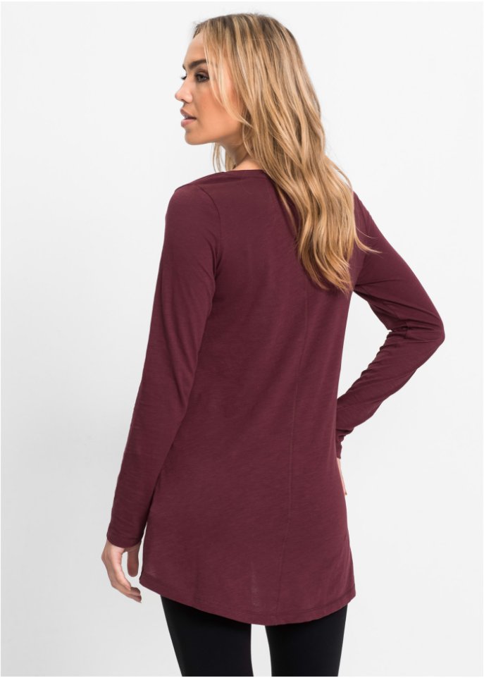 Langarmshirt mit Rundhalsausschnitt