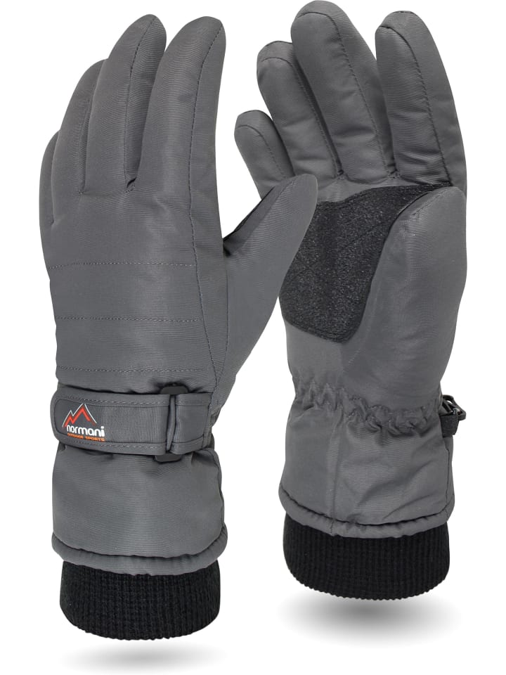 Normani Outdoor Sports Winterhandschuhe mit 3M Thinsulate™ (40 g) Snowguard Pro in Anthrazit günstig kaufen