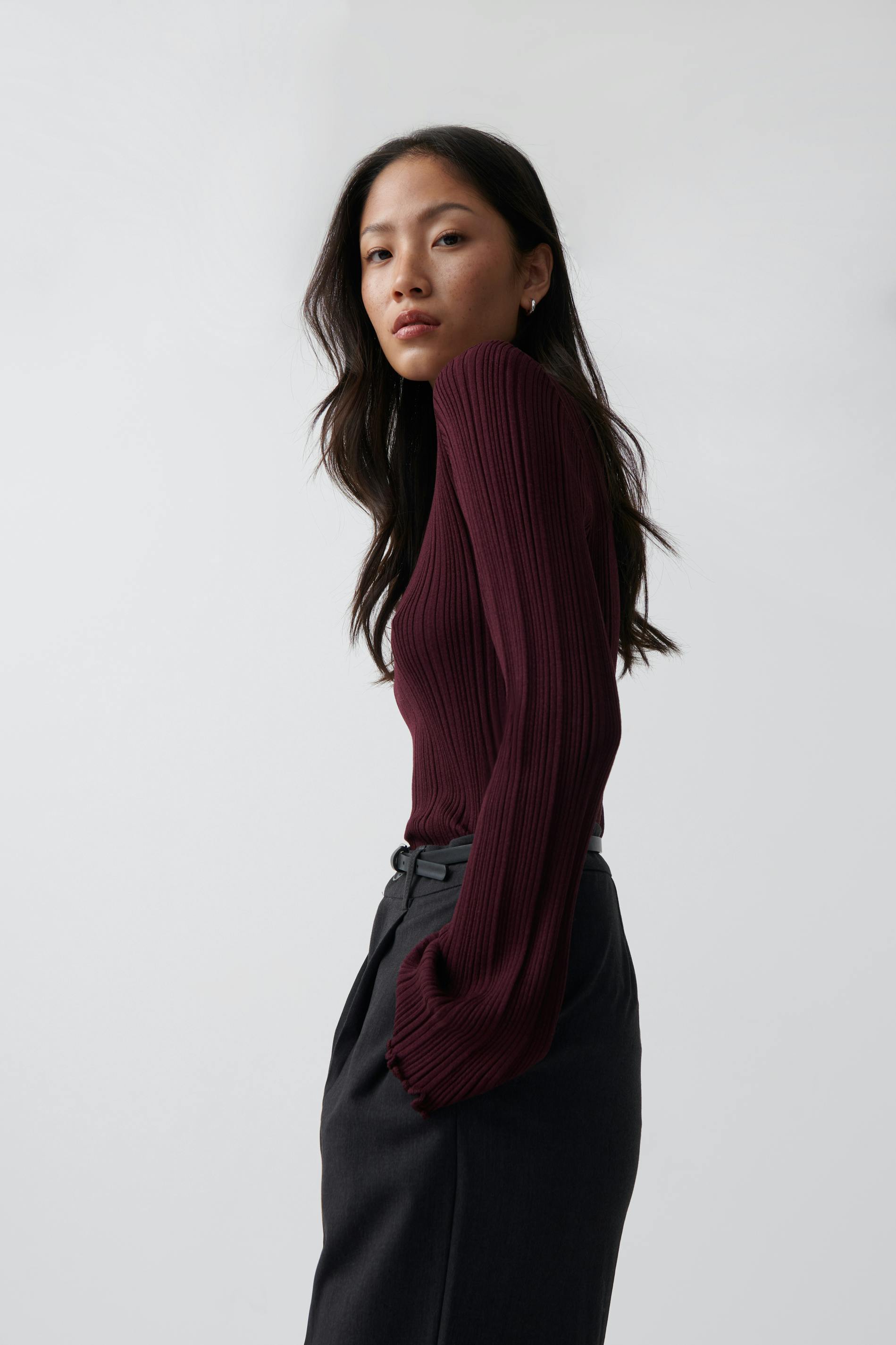 Knitted babylock top