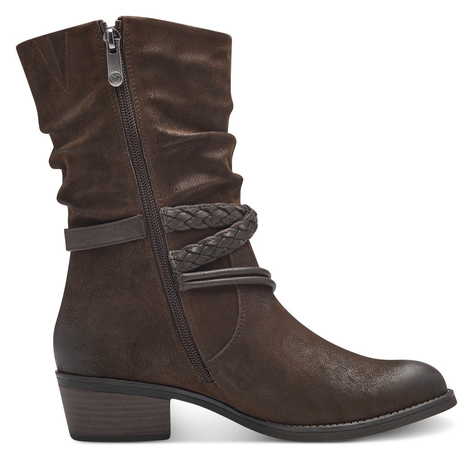 MARCO TOZZI Cowboy Stiefelette mit schönen Zierriemchen