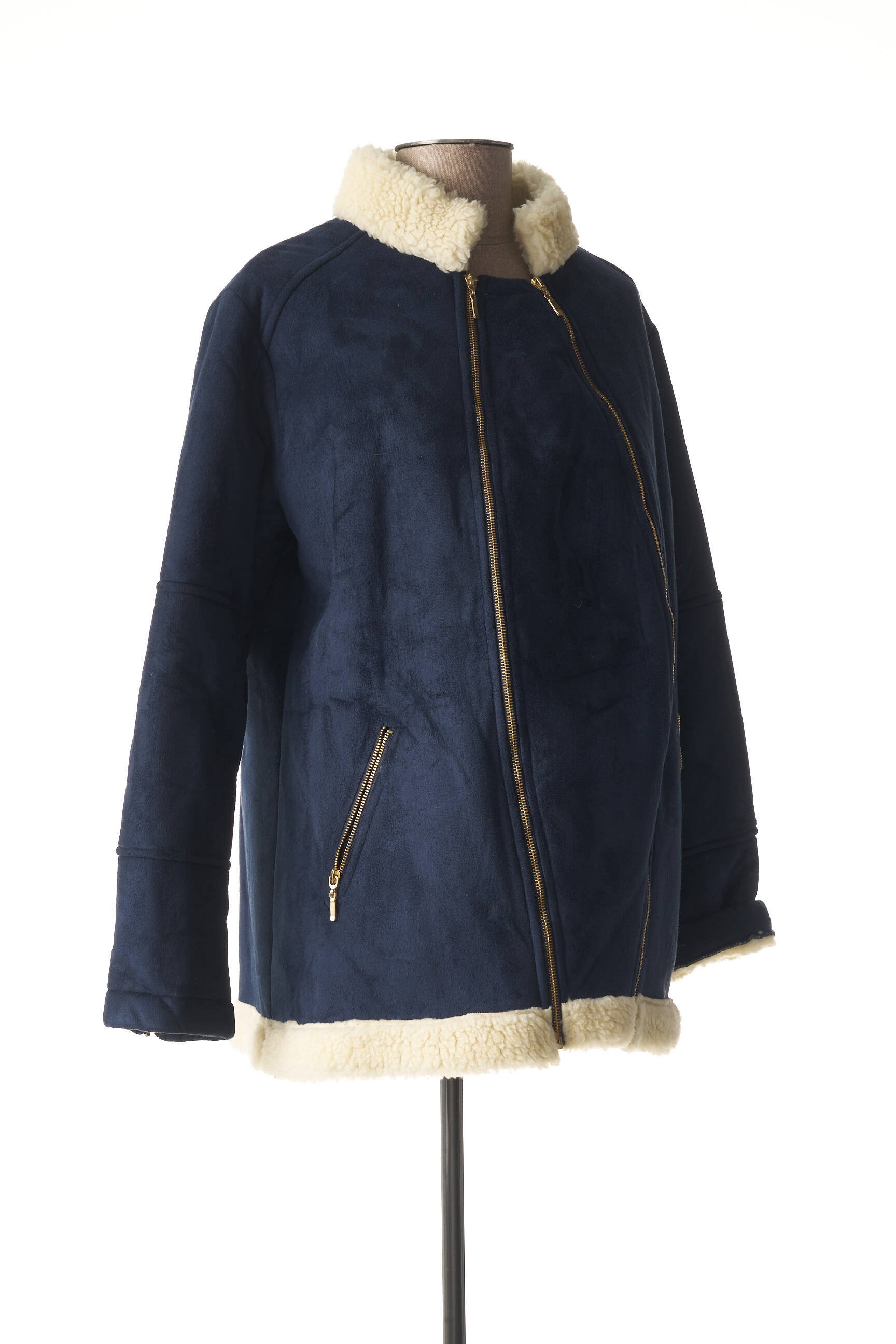 Pomkin Manteaux Maternite Femme couleur bleu