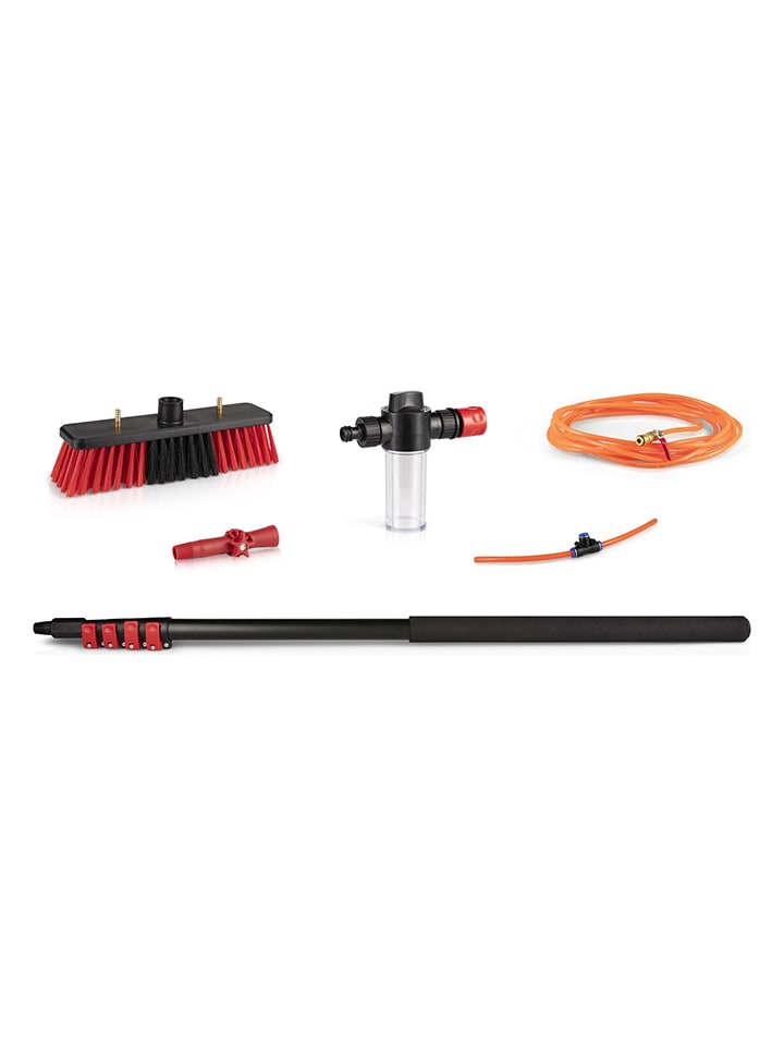 Lifa Living Teleskop-Wasserbürste in Schwarz/ Rot - (H)460 cm günstig kaufen onesize