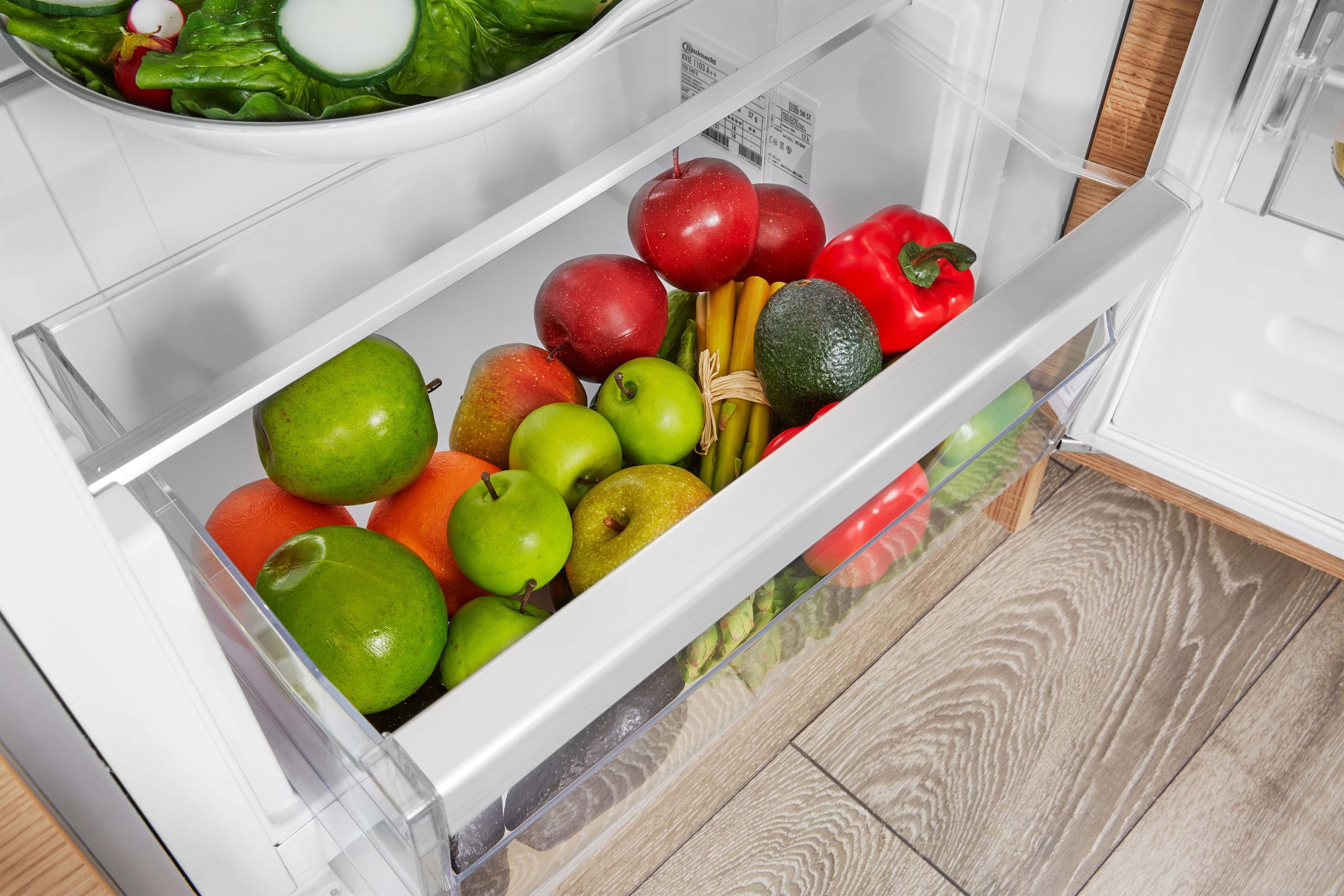 BAUKNECHT Einbaukühlschrank KSI 12GF3, 122 cm hoch, 55,7 cm breit