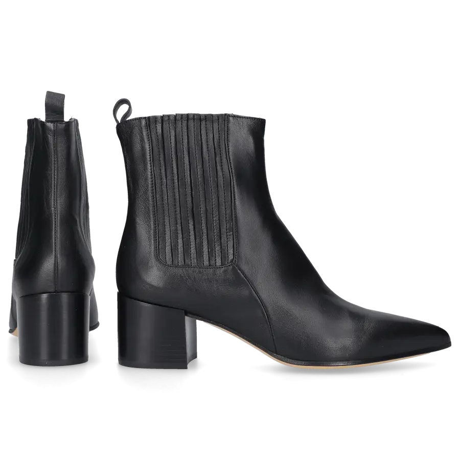 Pomme D`OR - Klassische Stiefeletten 5506 Nappaleder - schwarz