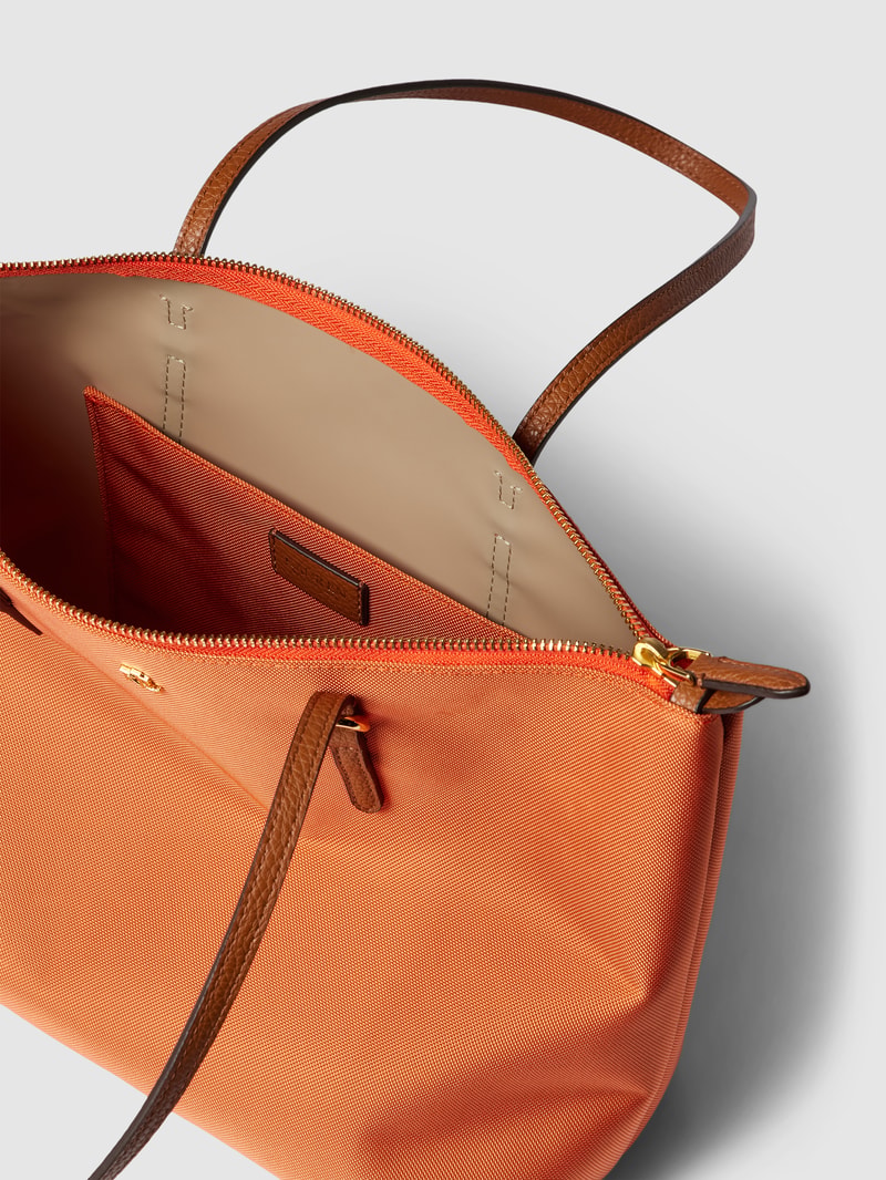 Tote Bag mit Label-Detail Modell 'KEATON' in orange