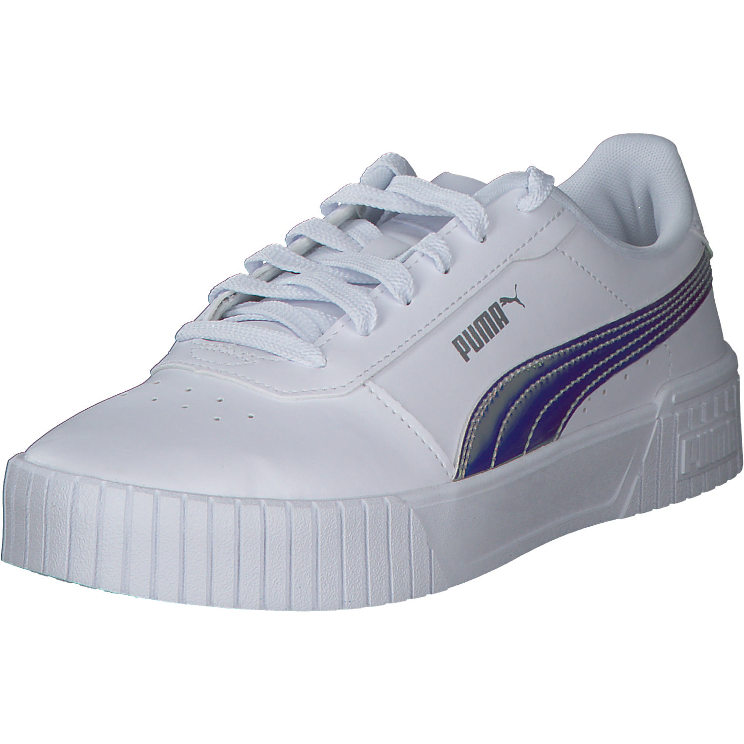 Puma Carina 2.0 Holo Jr. 387985, Sneakers, Damen, puma white/puma silver