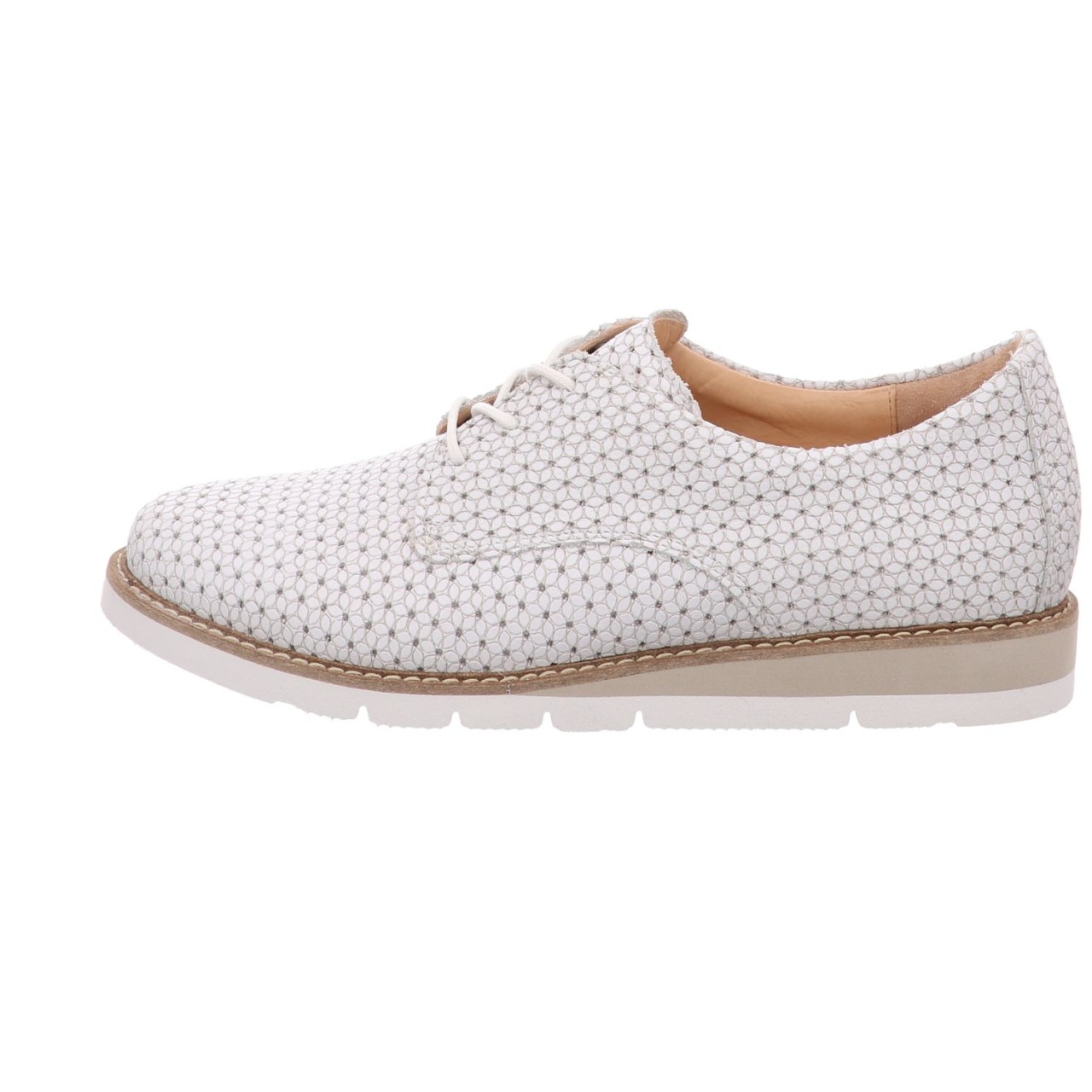 GANTER Komfort Schnürer beige Fritzi