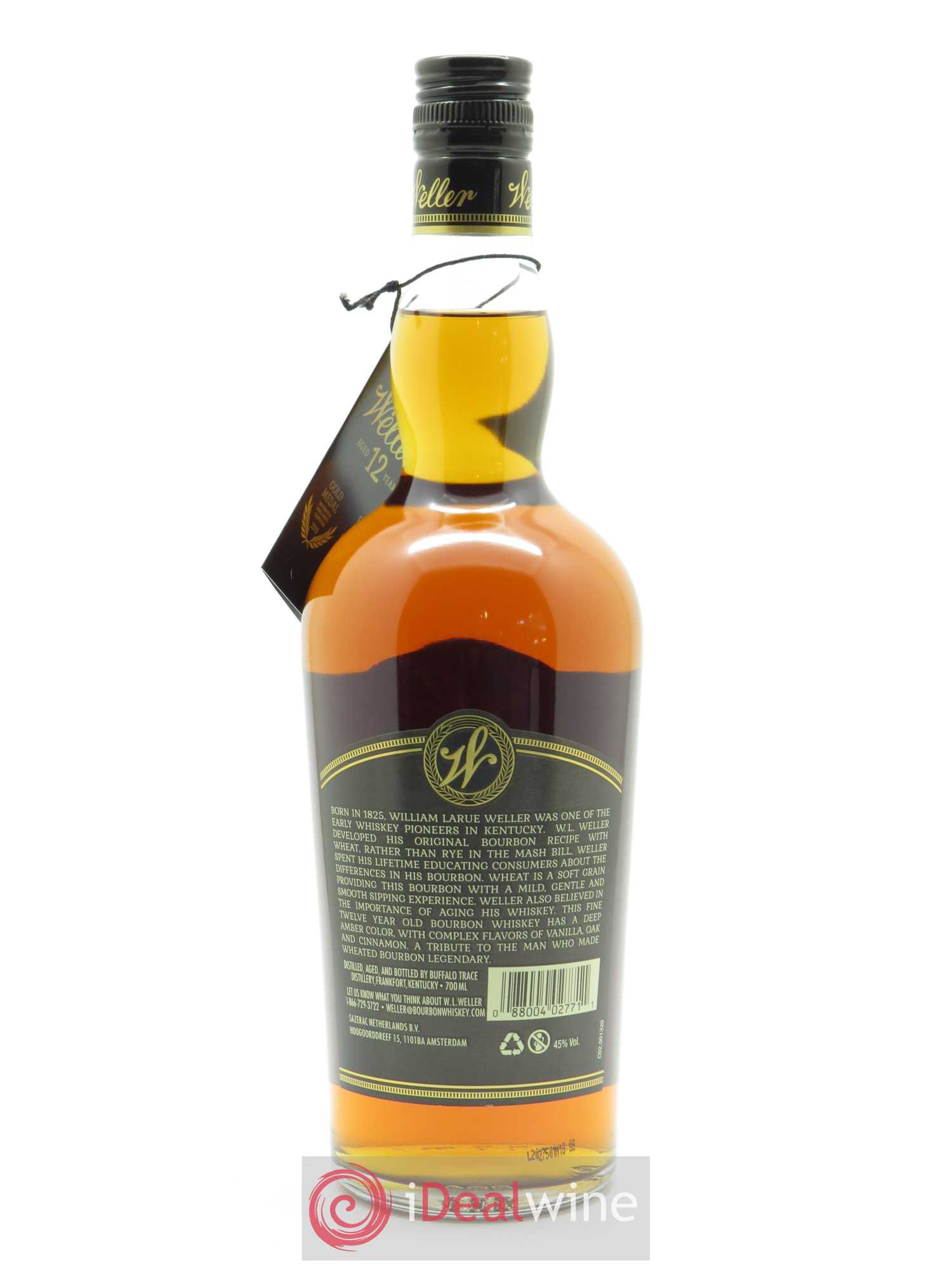 Whisky William Larue Weller 12 ans The Original Wheated Bourbon (70cl)  - Lot de 1 Bouteille