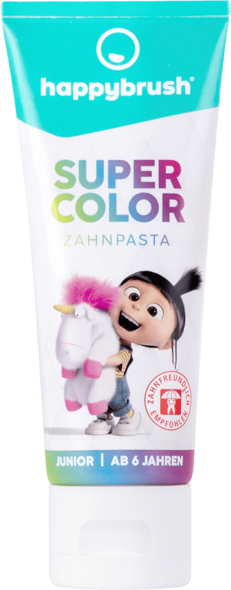 Zahnpasta Kinder Super Color Rundumschutz Erdbeere, 75 ml