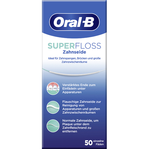 ORAL-B Zahnseide Superfloss, 50 Fäden  1 St