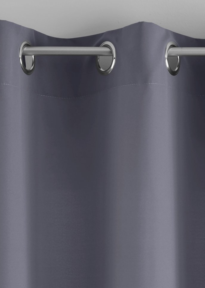 Microfaser Vorhang mit recyceltem Polyester (2er Pack)