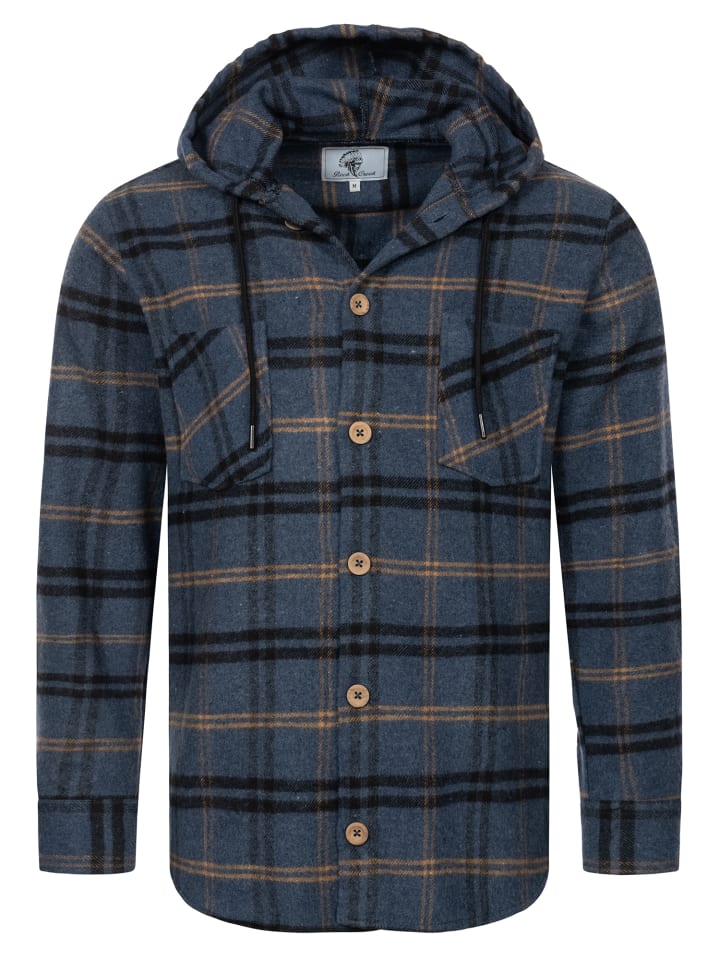 Rock Creek Hemd in Blau günstig kaufen